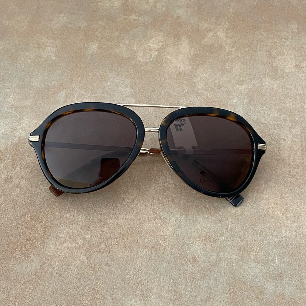 Burberry BE4377 Jude Dark Havana/Dark Brown Sunglasses *Brand New*